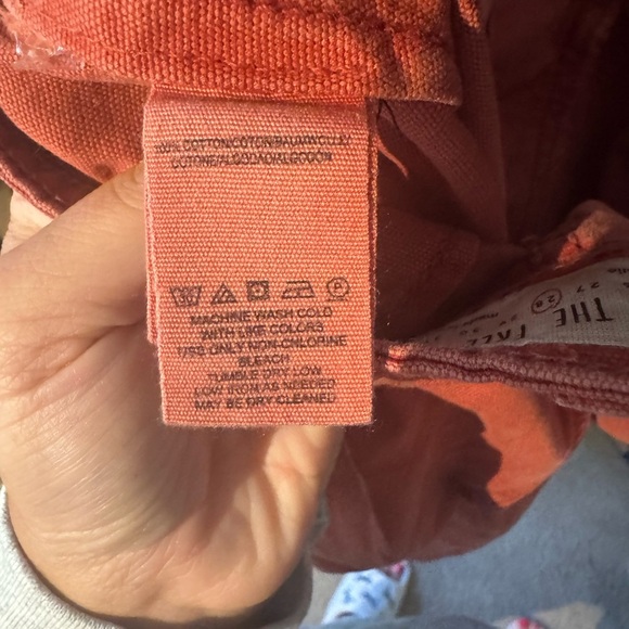 We the Free Patti Wide Leg Crop Pants Jeans Color Rose Size 29 Cotton High Rise - Picture 8 of 15